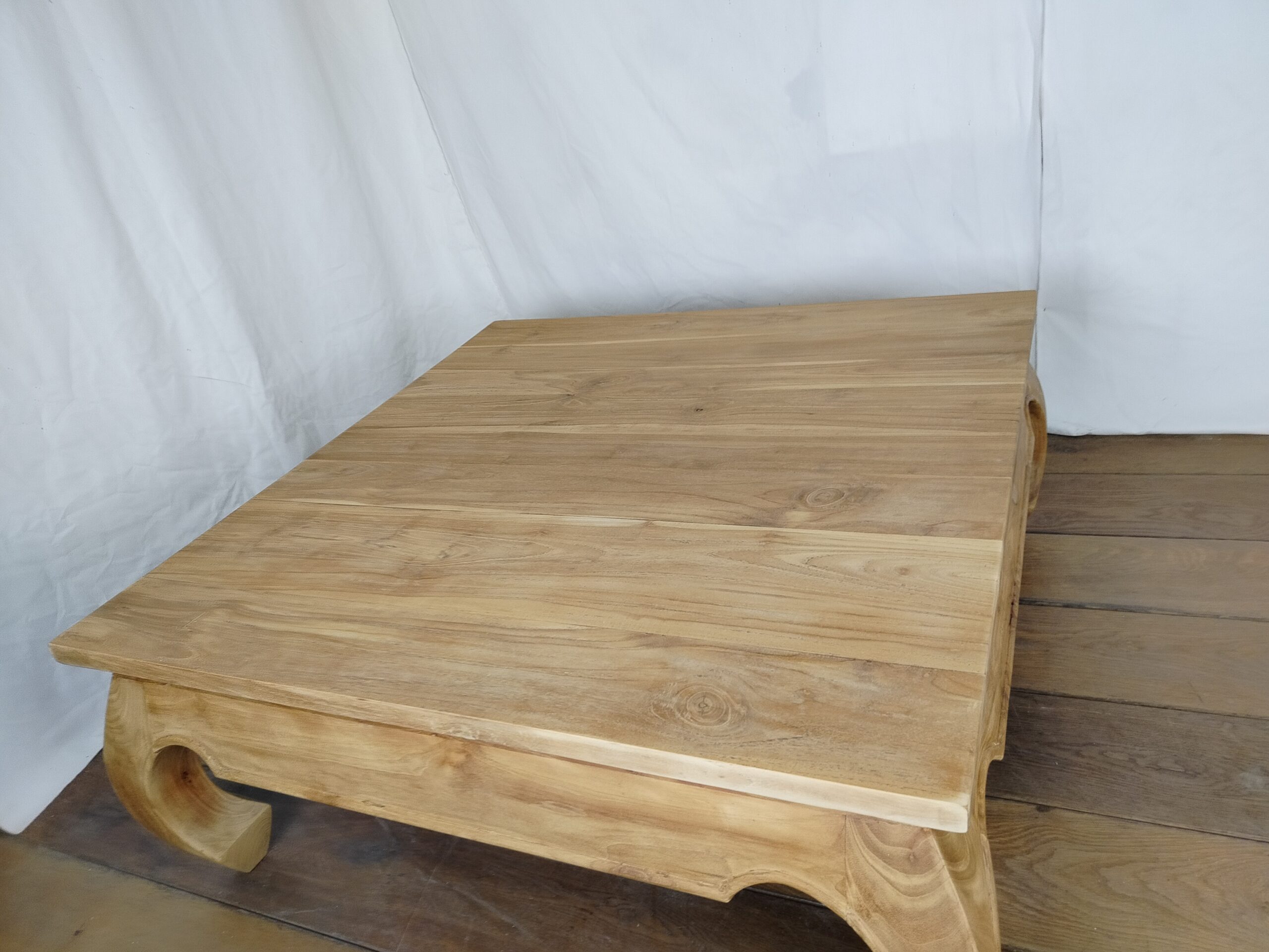 Masivní opiový stolek z exotického dřeva - Obrázek 6