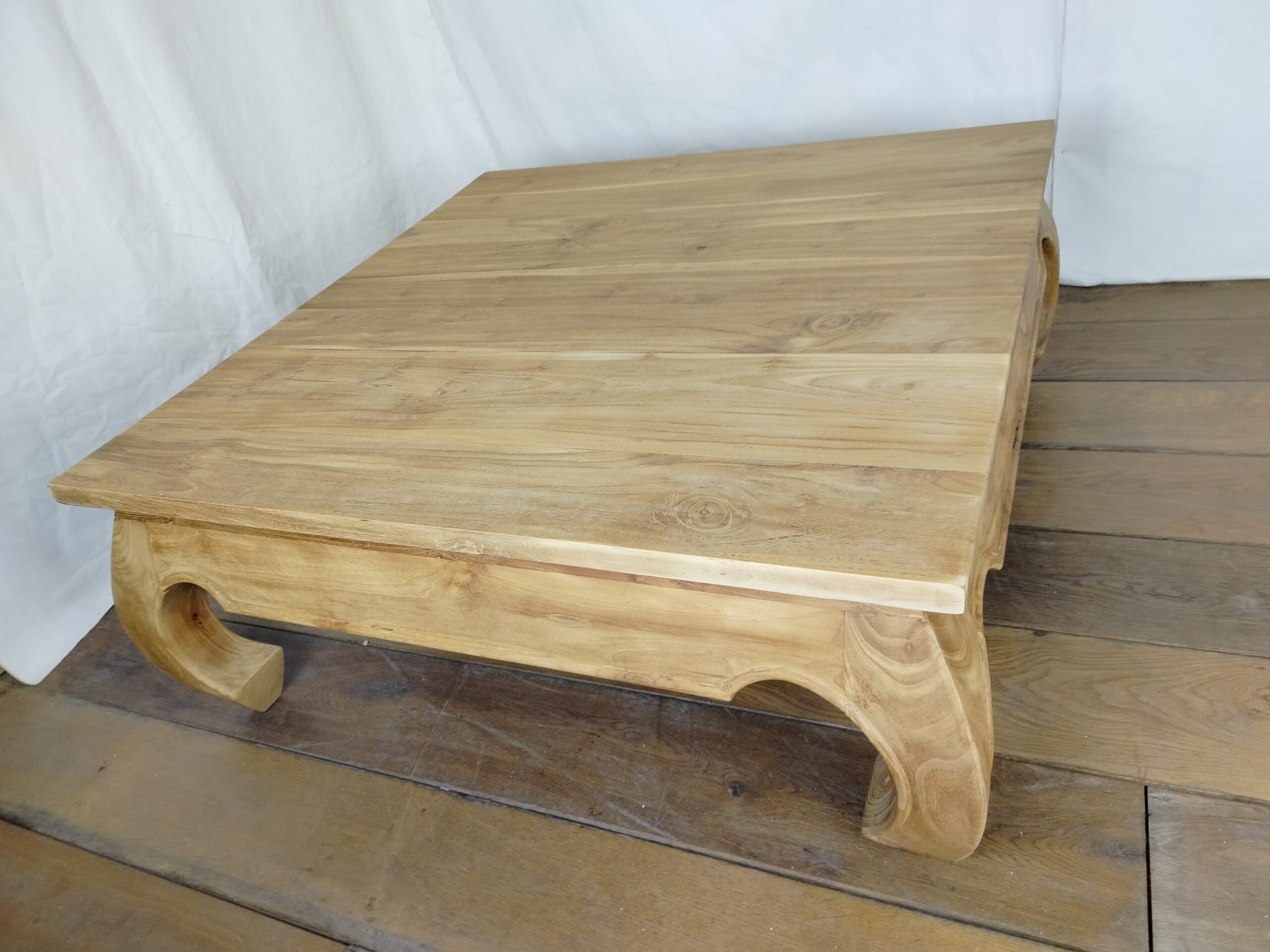 Masivní opiový stolek z exotického dřeva - Obrázek 7