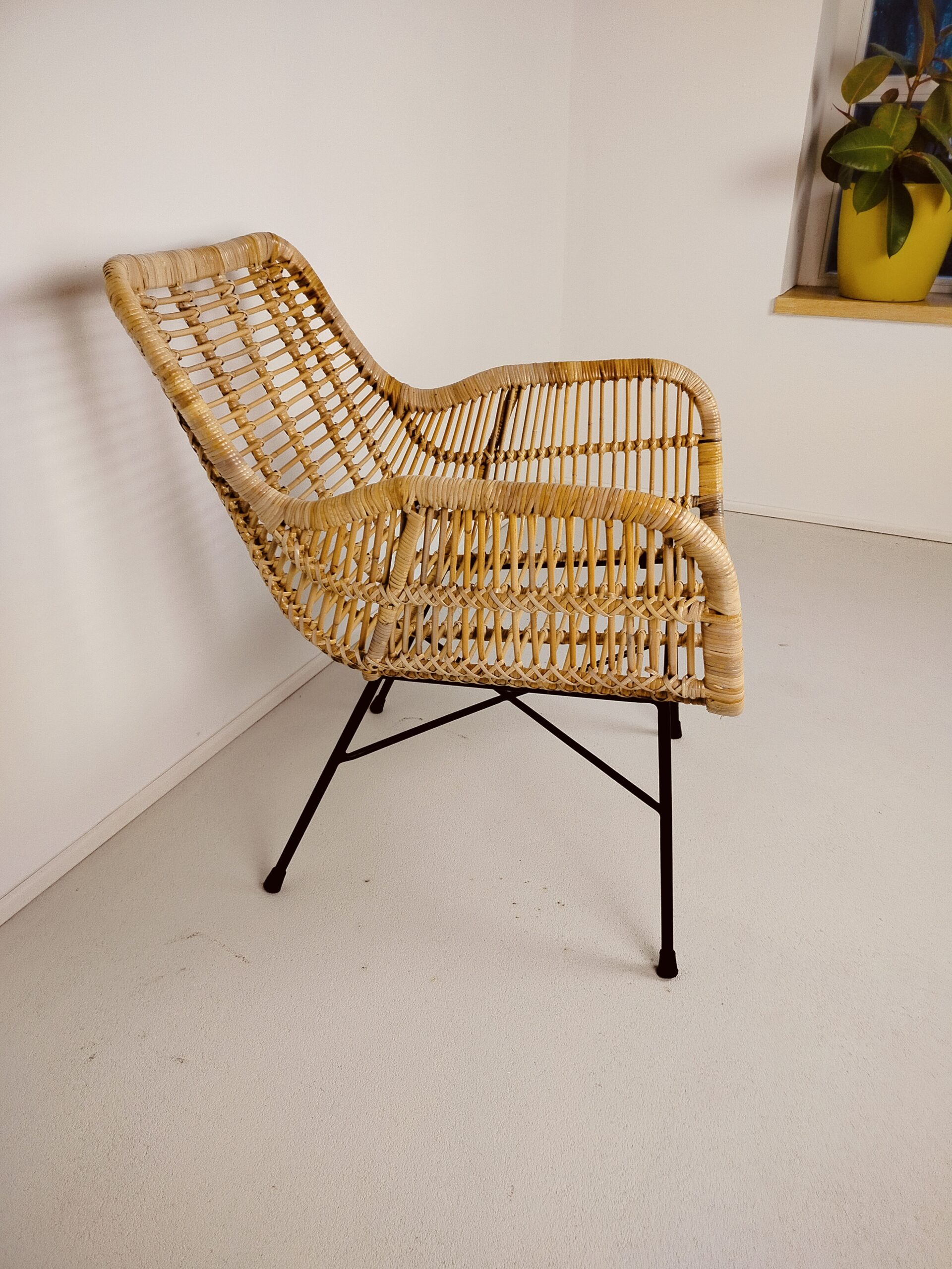 Designové křeslo – Ratan & Kov - Obrázek 7